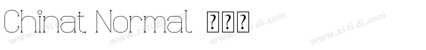 Chinat Normal字体转换